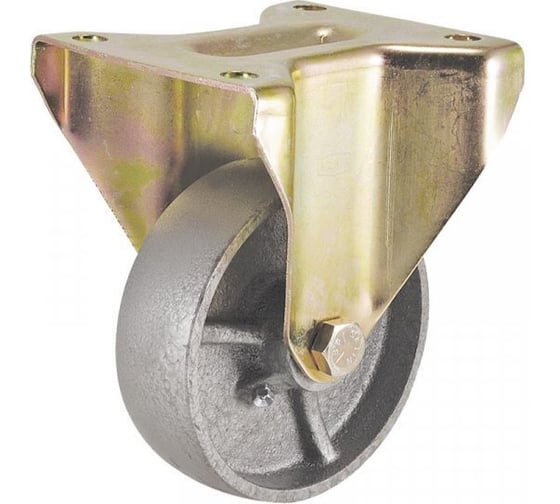 Неповоротная колесная опора KAMA 150 мм, 3607-DDB-150-HT 1