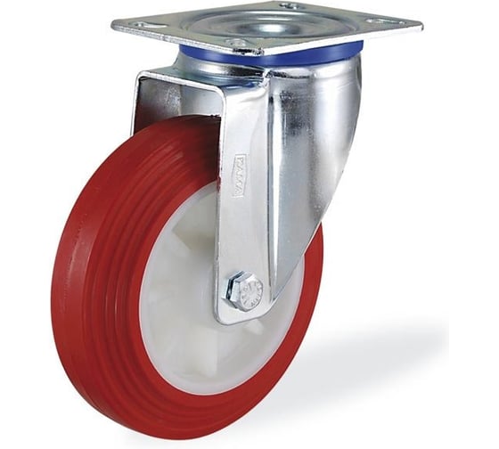 Поворотная колесная опора KAMA площадка, 80 мм, 3302-PUS-080 1