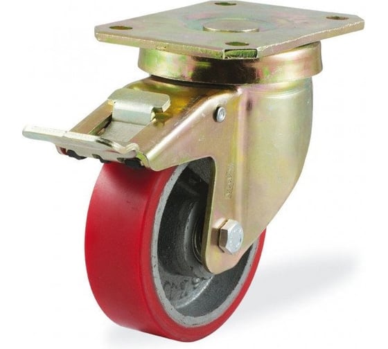 Поворотная колесная опора KAMA площадка, 150 мм 4102-DOR-125 1