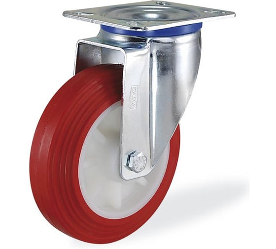 Поворотная колесная опора KAMA площадка, 100 мм 3302-PUS-100 1