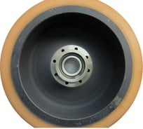 Колесо грузовое для штабелеров Jungheinrich (355 мм; 3190 кг; чугун/вулколлан) Rader Vogel 51112013