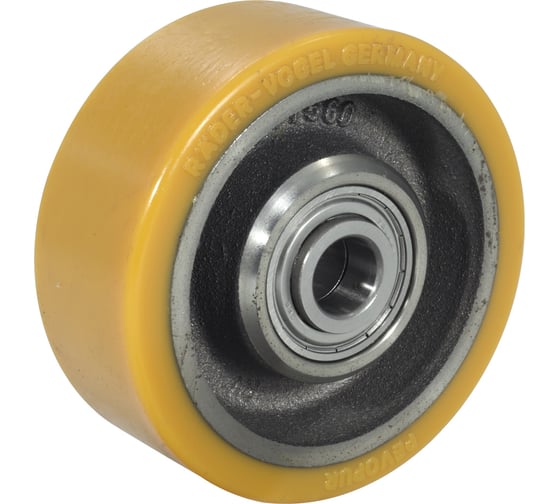 Колесо опорное для тележек Jungheinrich (125 мм; 610 кг; чугун/полиуретан) Rader Vogel 51077215 1