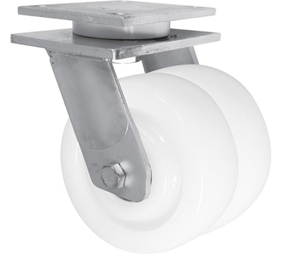 Колесная опора Inford поворотная сдвоенная большегрузная E74 NNBX 150 S 1