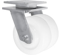 Колесная опора Inford поворотная сдвоенная большегрузная E74 NNBX 160 S