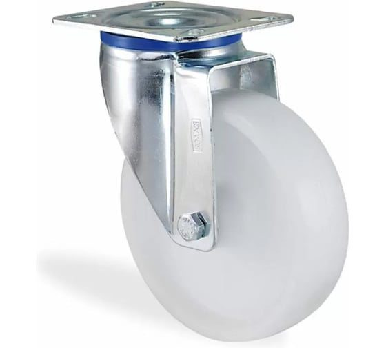 Поворотная колесная опора с тормозом KAMA из нержавеющей стали K-S-3302-MMB-150 1