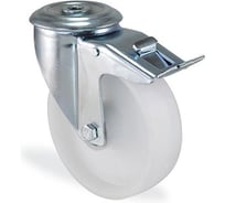 Поворотная колесная опора с тормозом KAMA 100 мм 3300-PPS-100-F18