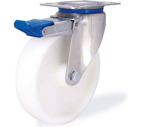 Поворотная колесная опора с тормозом KAMA 150 мм 3202-RPB-150-F18 1