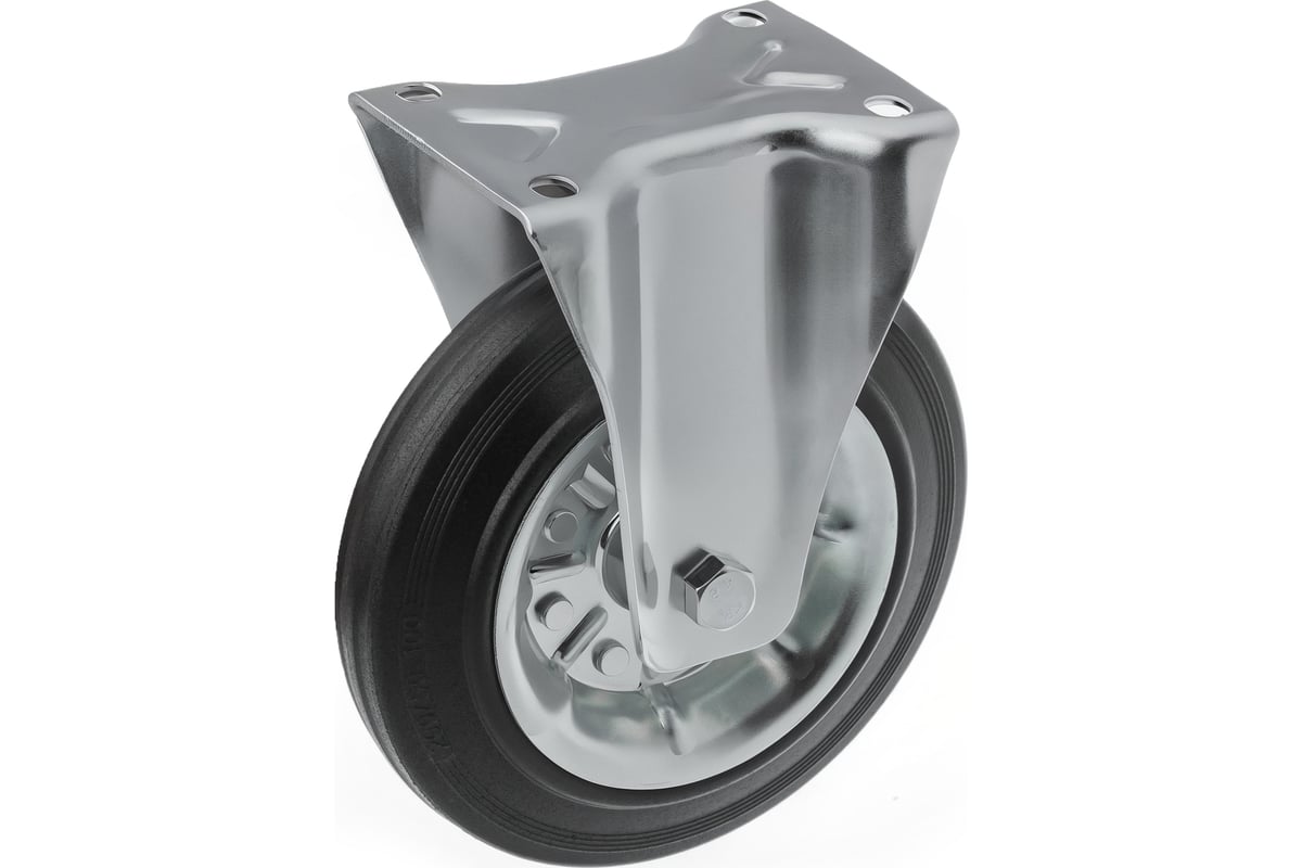 Колесо усиленное (200мм ; 220 кг) неповоротное с площадкой FRC 80 А5 ...