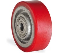 Большегрузное колесо с полиуретановой шинкой KAMA 200 мм, посадка на ось 20 мм 200х50x20-DOR