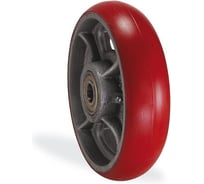 Большегрузное колесо с полиуретановой шинкой KAMA 80 мм, посадка на ось 12 мм 80X30-D2OR