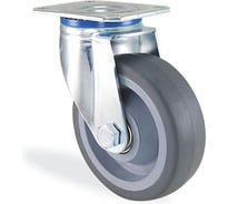 Поворотная колесная опора KAMA площадка, 125 мм 3802-CTR-125