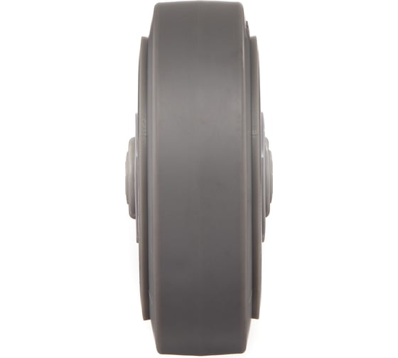 Колесо под ось Стелла-техник 150мм, грузоподъемность 250кг, термопластичная серая резина, полипропилен N48150TPRSW 1