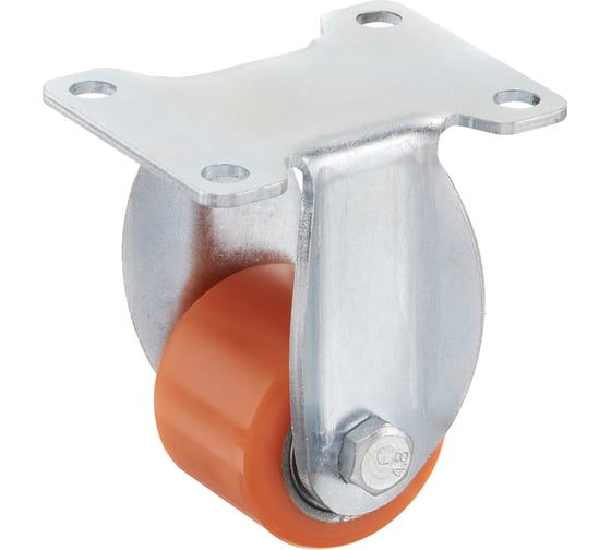 Колесо неповоротное Стелла-техник 35мм, грузоподъемность 100кг, полиуретан, сталь 1702-35 1