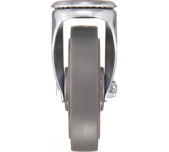 Колесо поворотное Стелла-техник 125мм, грузоподъемность 140кг, термопластичная серая резина, полипропилен N48125TPRD 1