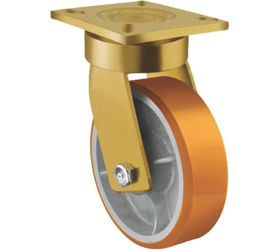 Колесная опора Inford поворотная большегрузная с поворотным узлом kingpinless A71 VIBZ 300 S 1