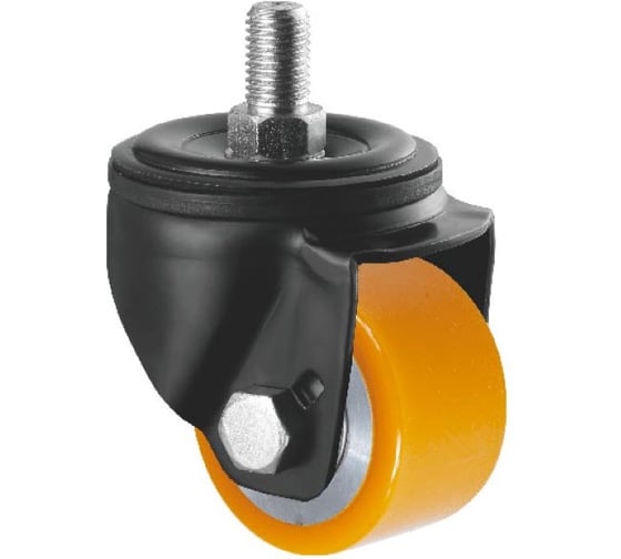 Колесная опора Inford с резьбовым стержнем М16х30 аппаратная усиленная J38 VABM 075 T 1