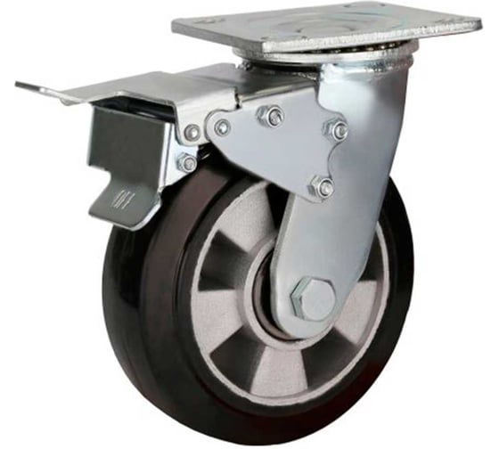 Большегрузное колесо с алюминиевым ободом А5 SCDLb 80 (200 мм; 500 кг) 1010312 1