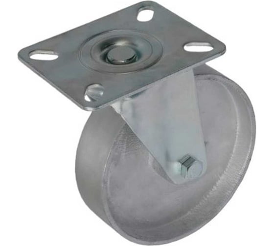 Большегрузное чугунное колесо без резины А5 SCss 55 (125 мм; 100кг) 1000155 1