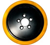 Ведущее колесо для штабелёра Stravitel 250*75 мм, 5 отверстий (шинка полиуретан) ks16