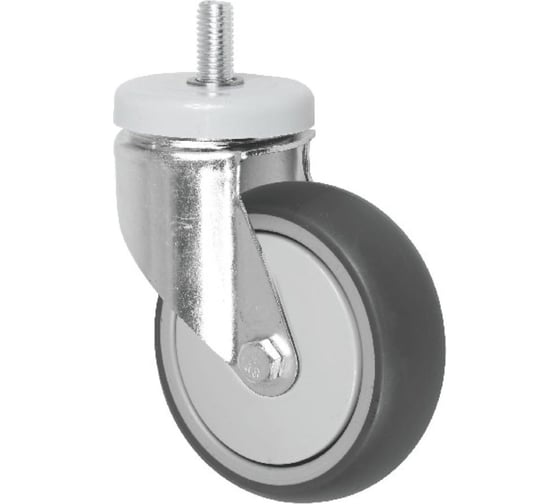 Колесная опора Inford для покупательских тележек в комплекте с болтом М12х45 S16 TPAJ 125 H 1