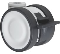 Колесная опора Inford сдвоенная с тормозом под болт М12 D26 TPAM 100 H1B12