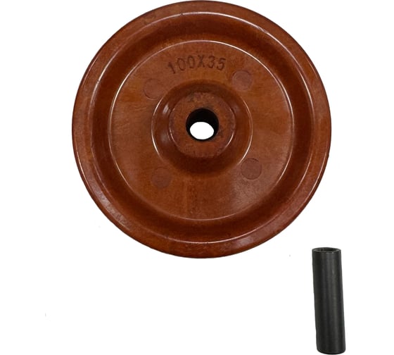 Колесо термостойкое феноловое Inford в комплекте с тефлоновой втулкой HOPK 100 1