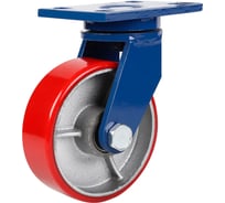 Колесная опора Kolesa-opori SCp 85 MAX сверхбольшегрузная, поворотная, полиуретан, г/п 1800 кг, д. 250 SCp85MAX