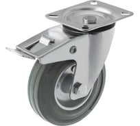 Промышленное колесо с поворотной площадкой и тормозом SCb 55 F (125 мм; 100 кг) А5 1000032