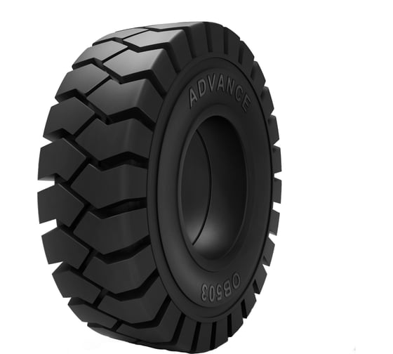 Шина цельнолитая с буртом Advance 8.25-15/6.50(OB503) Easi-Fit