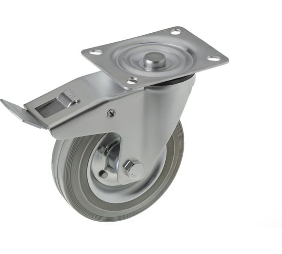 Колесо промышленное поворотное с площадкой и тормозом SCb63 F (160 мм; 145 кг) А5 1000033