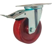 Термостойкое фенольное колесо поворотное с тормозом А5 SHTfb 100 (100 мм, 120 кг) 1009954