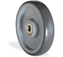 Колесо с серой резиной KAMA 200 мм, посадка на ось 15 мм 200x32-MTR