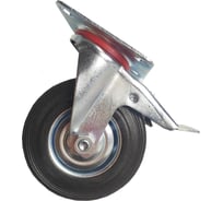 Колесо SAMGRUPP для строительных лесов поворотное с подшипником с тормозом 125 мм 28 шт SAMC-027002125-28