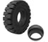 Шина цельнолитая с буртом WILMART 6.00-9/4.00 fast fit GOODRIDE (CL403S) PR4 6.00-9(CL403S)FF 1