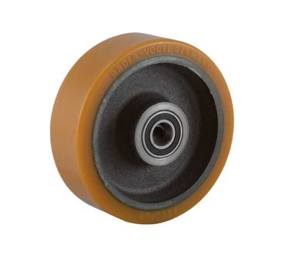 Колесо опорное для тележек Rocla (125 мм; 290 кг; сталь/полиуретан) Rader Vogel 464310 1