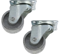 Набор колес Caster 2шт./38мм стальные, поворотные. 23038C-Н