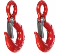 Комплект крюков чалочных с ушком КанТраст 15 т, 2 шт 2КЧ320150