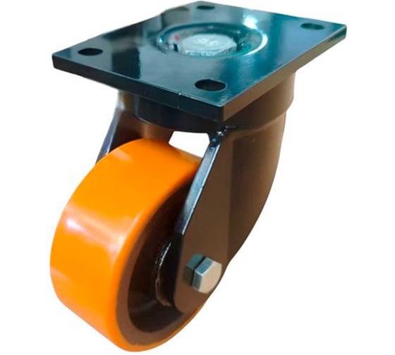 Сверхбольшегрузное полиуретановое колесо А5 4102-125 S (125 мм, 800 кг) 1005305 1