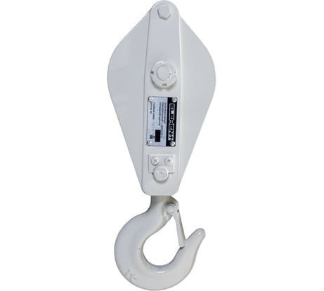 Блок монтажный однорольный с крюком и откидной щекой ELEMENT 0.5т 725031