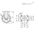 Колесо Elesa+Ganter RE.F5-150-PSL-H 451806 2