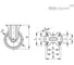 Колесо Elesa+Ganter RE.G1-100-PBL-N-SST 452658 2