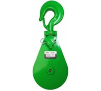 Блок однорольный шкивовый усиленный с крюком HITCH LH-10000 10т SZ088915