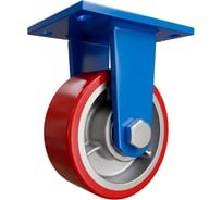 Сверхбольшегрузная неповоротная колесная опора Kolesa-opori FCp 85 MAX полиуретан, г/п 1800 кг, 250 (VILS) FCp85MAX