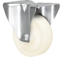 Колесная опора Inford неповоротная полиамидная с панелью крепления E23 NNRN 125 R