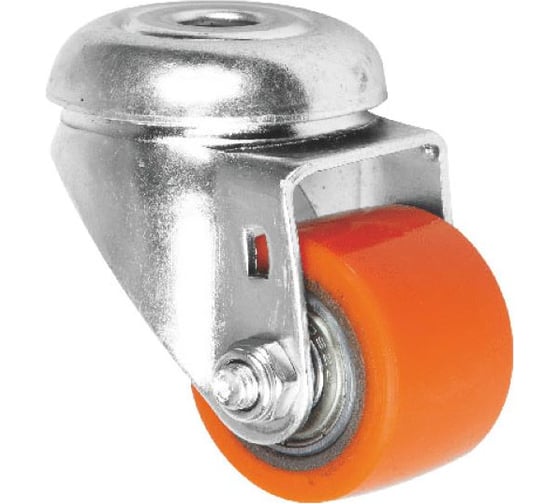 Колесная опора аппаратная поворотная под болт усиленная Inford E11 VIBE 035 H