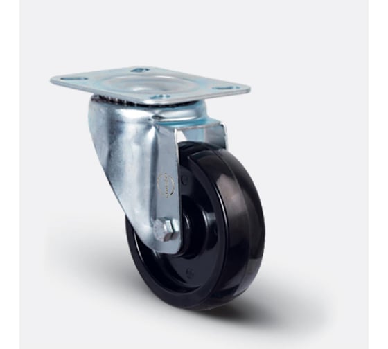 Колесо с поворотной платформой EMES Арт. EM01BKB100X30METALDUSTGUARD
