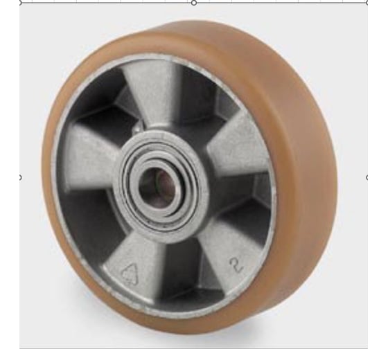 Колесо промышленное полиуретановое Inford VABM 125 X911910947
