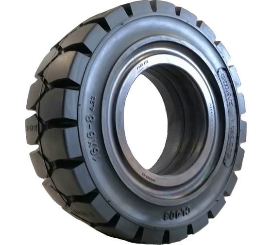 Шина цельнолитая с буртом CHAOYANG 16х6-8 fast fit (CL403) 16х6-8(CL403S)FF 1