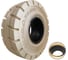 Шина цельнолитая CHAOYANG 21х8-9/6.00 (SR60) с буртом немаркая 21x8-9(SR60)NM+FF 1