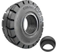Шина цельнолитая с буртом CHAOYANG 21х8-9/6.00 (SR60) 21x8-9(SR60)FF